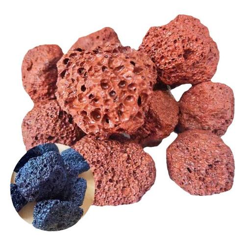 黑色与红色火山石 园林绿化与人工湿地工程的优选材料